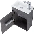 Тумба с раковиной BelBagno Pietra Mini 40 L цемент матовый