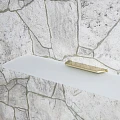 Полка Wasserkraft Aisch K-5924 золото матовое