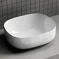Раковина накладная Ceramica Nova Element CN6018 белая глянцевая
