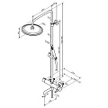 Душевая стойка Damixa Scandinavian Pure 936740000 хром