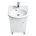 Тумба под раковину Aquaton Колибри 45 L 1A065201KO01L белая