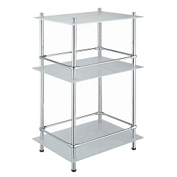 Полка-стелаж Wasserkraft K-4033 3-ярусная, хром