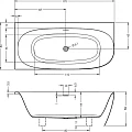 Акриловая ванна Riho Omega Corner 170x80 B097001005 правая, белая глянцевая