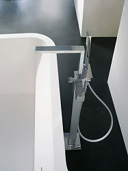 Напольный смеситель для ванны с душем Cezares MOLVENO-VDP-01-Cr хром