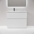 Тумба под раковину Sancos Folk Floor 100 FL100FLW левая, напольная, Bianco