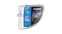 Полка Fixsen FX-850-1 угловая, хром