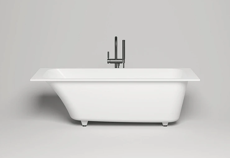 Ванна из искусственного камня Salini ORLANDA 170x80 встраиваемая 102116MRH белая матовая
