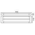 Полотенцедержатель Art&Max Platino AM-E-3948AL хром