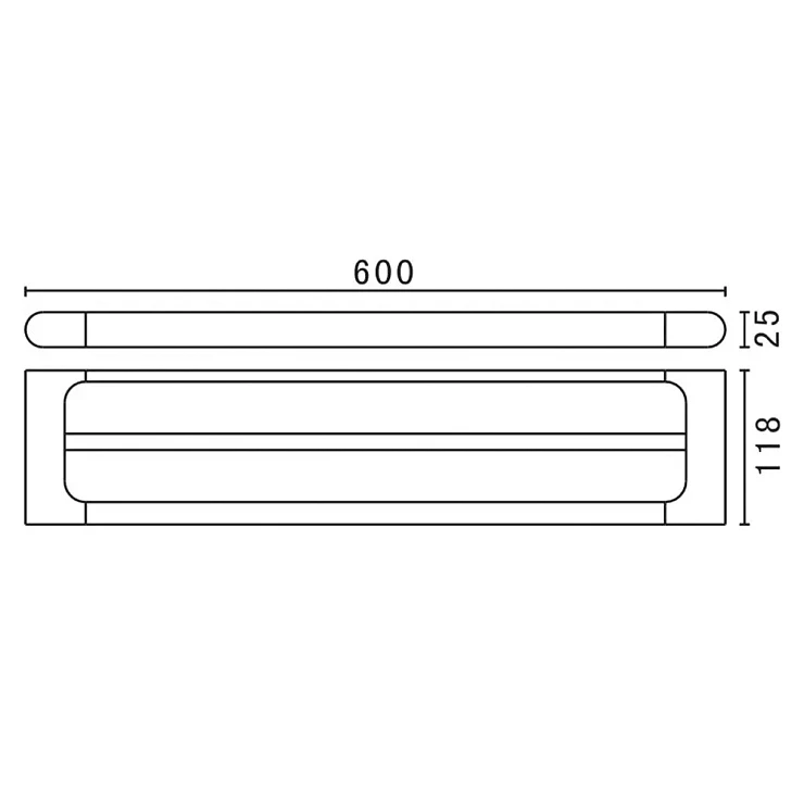 Полотенцедержатель Art&Max Platino AM-E-3948AL хром