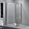 Душевой уголок BelBagno Sela 100x80см SELA-AH-2-100/80-Ch-Cr профиль хром, стекло шиншилла