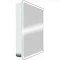 Зеркало-шкаф Art&Max Platino 60 AM-Pla-600-800-1D-L-DS-F с подсветкой, белый