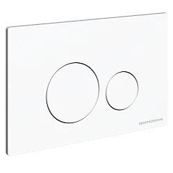 Система инсталляции для унитазов Ceramica Nova Envision Round CN1001W с кнопкой белая глянцевая