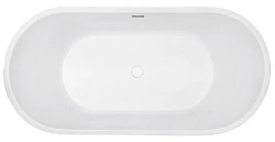 Акриловая ванна ABBER 150x80 AB9203-1.5 белая глянцевая