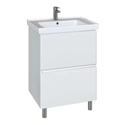 Тумба с раковиной SanStar Arista 70 255.1-1.5.1.К белая глянцевая