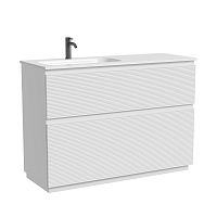 Тумба под раковину Sancos Folk Floor 120 FL120FLW левая, напольная Bianco