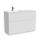 Тумба под раковину Sancos Folk Floor 120 FL120FLW левая, напольная Bianco