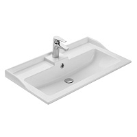 Раковина встраиваемая Aquaton Фабиа 80см 1A708031FB010 белая
