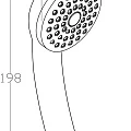 Душевая лейка Aquanet AF000-01C
