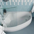 Акриловая ванна Vagnerplast Avona 150x90 VPBA159AVO3LX-04 левая, белая глянцевая