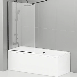 Стекло для шторки на ванну Cezares LIBERTA-90/155-C