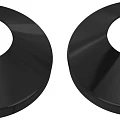 Монтажный набор Aquatek AQ 2020BL квадратный вентиль, черный муар