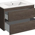 Тумба с раковиной Vincea Gio 80 темный дуб