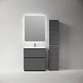 Тумба под раковину Sancos Folk Floor 70 FL70FGS напольная, Grey soft