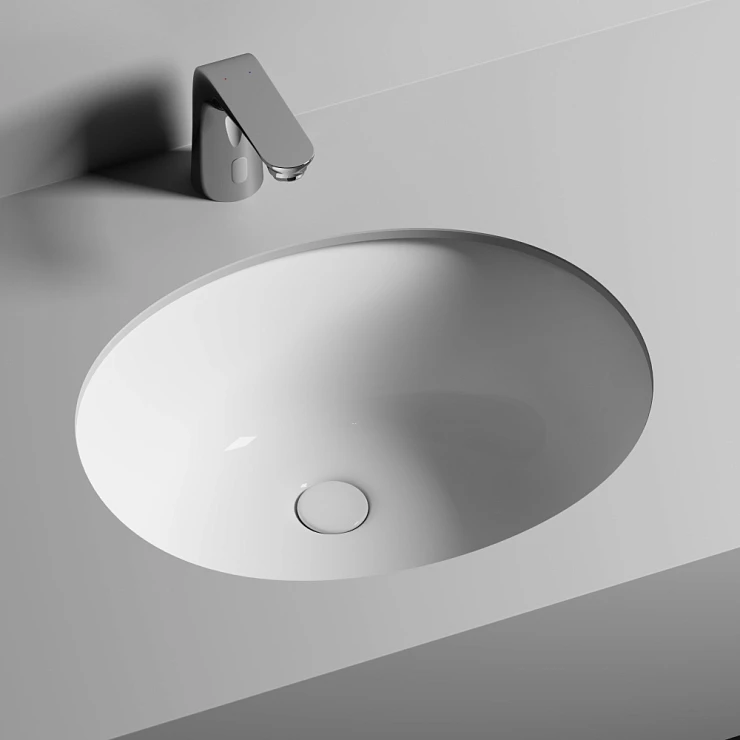 Раковина встраиваемая под столешницу Ceramica Nova Element 51см CN6042 белая