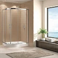 Душевой уголок Cezares Eco 120x90см ECO-O-AH-2-120/90-P-Cr профиль хром, стекло рифленое