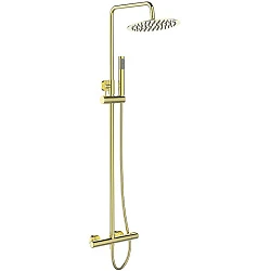 Душевая стойка BelBagno Uno UNO-DOCM-ORO золото