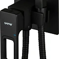 Гигиенический душ Gappo G7217-6 со смесителем, черный