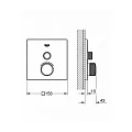 Термостатический смеситель Grohe Grohtherm SmartControl 29123000 для душа, хром