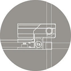 Душевая дверь в нишу Cezares SLIDER-B-1-80/90-C-Cr
