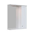 Зеркало-шкаф SanStar Бриз 60 13.1-2.4.1. с подсветкой, белый