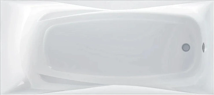 Ванна из искусственного камня Астра-Форм Вега Люкс 180x80 пристенная, белая глянцевая