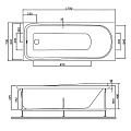Экран AM.PM Like 170x70 W80A-170-070W-P белый