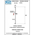 Душевая штанга Remer RR317Q хром