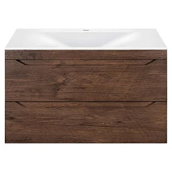 Тумба под раковину Vincea Fine 80 VMC-2F800RW темный дуб