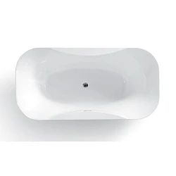 Акриловая ванна Azario BORDEAUX 180x90x60 с сифоном BOR18090 белая глянцевая
