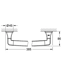 Поручень Grohe Grandera 40633000 хром