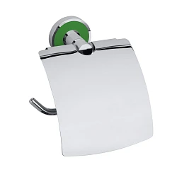 Держатель туалетной бумаги с крышкой Bemeta 104112018a зелёный