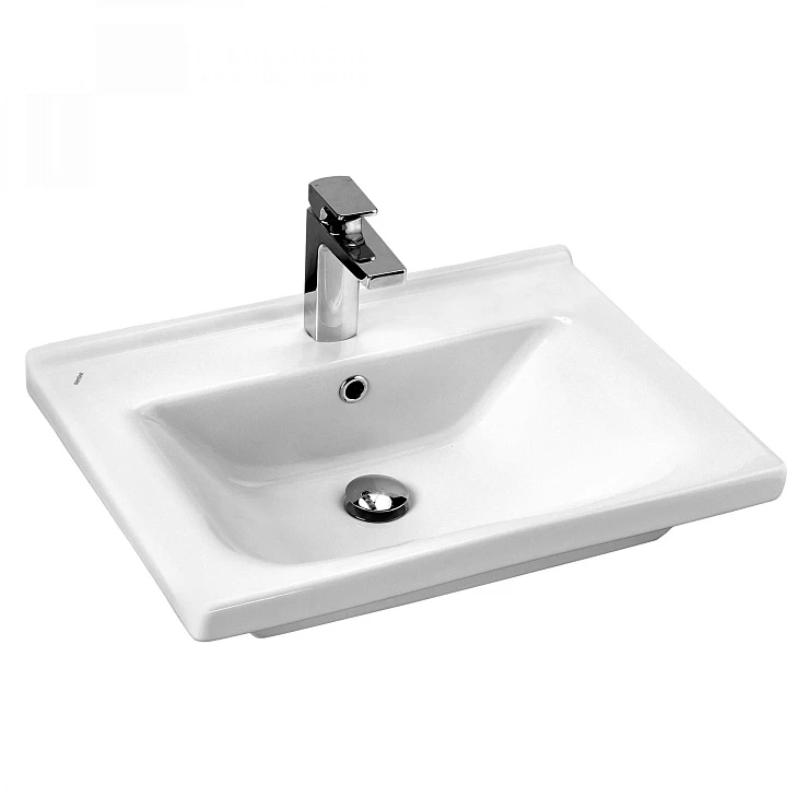 Тумба с раковиной Aquaton Стоун 60 грецкий орех