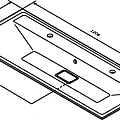 Тумба с раковиной AM.PM Inspire 2.0 120 элегантный серый