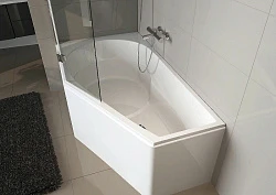 Акриловая ванна Riho Yukon 160x90 B008001005 правая, белая глянцевая
