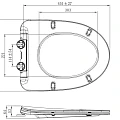 Крышка-сиденье Arrow AB2230 микролифт, белый