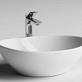 Раковина накладная Ceramica Nova Element CN6016 белая глянцевая