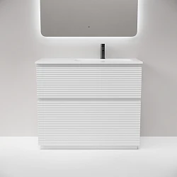 Тумба под раковину Sancos Folk Floor 100 FL100FRW правая, напольная, Bianco