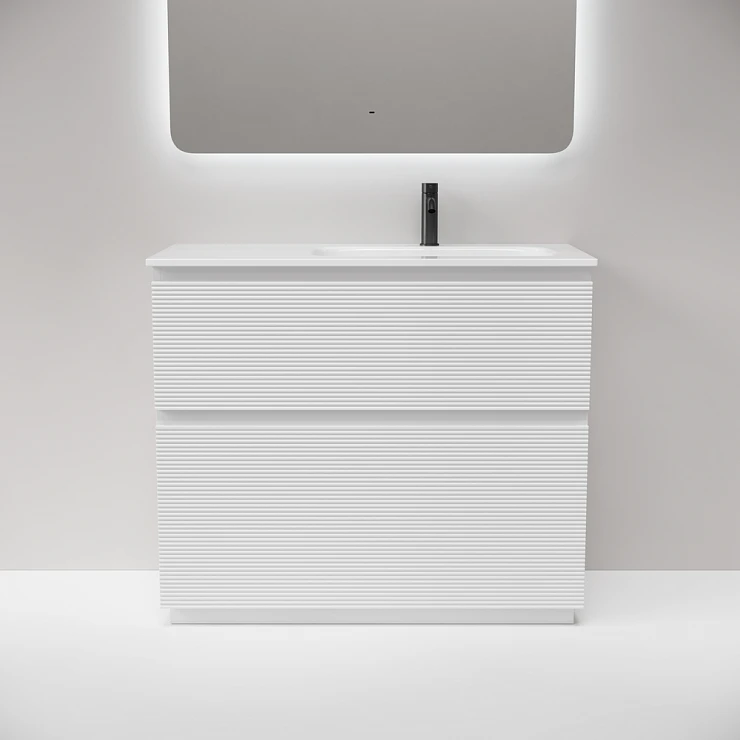 Тумба под раковину Sancos Folk Floor 100 FL100FRW правая, напольная, Bianco