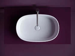 Раковина накладная Ceramica Nova Element CN6075 белая глянец