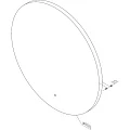 Зеркало AM.PM X-Joy 80 M85MOX40801S с подстветкой, ИК-сенсором, серебро